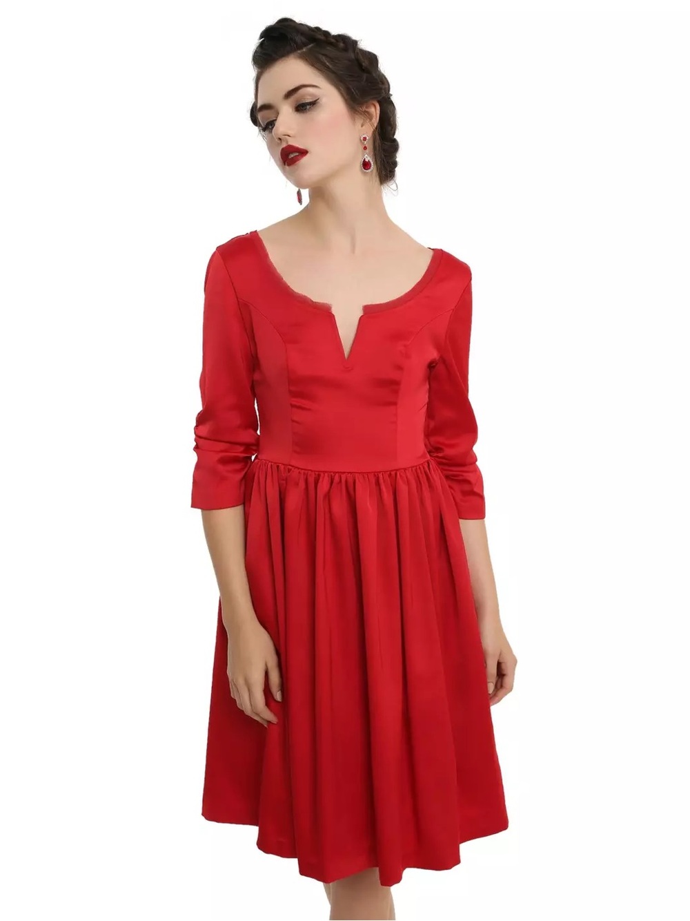Hot Topic Outlander Red Party Dress